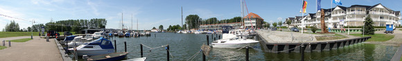 Panorama Ostseebad Karlshagen Yacht- und Fischereihafen
